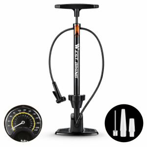 Inflador De Pie West Biking C/manometro